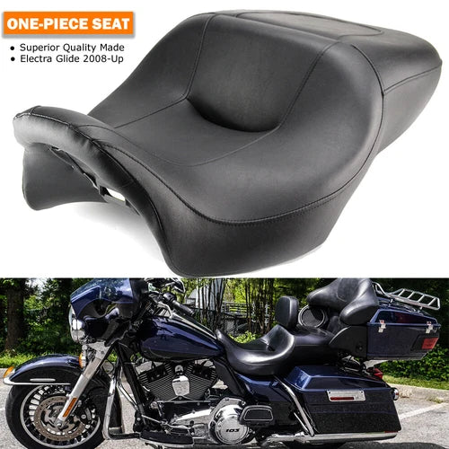 Rider & Driver Passenger Two Up Seat For Harley Touring Electra Glide 2008-2015