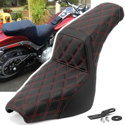 2-Up Driver Passenger Seat For 2018+ Harley Street-Bob FXBB FXBBS Standard FXST