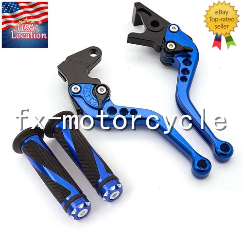 For FZ1 FAZER 2001-2005 R6S USA VERSION 2006-2009 CNC Brake Clutch Levers Grips