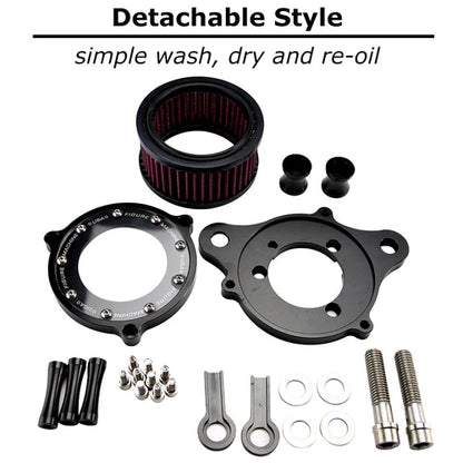 Air Cleaner Intake Filter System Kit For Harley Sportster XL 883 XL 1200 1988-25