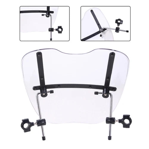 Clear Windshield For Honda Magna Shadow 600 750 1100 Spirit Sabre VT C2 19"x17"