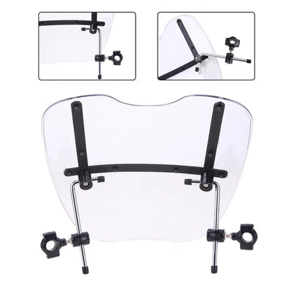 Clear Windshield For Honda Magna Shadow 600 750 1100 Spirit Sabre VT C2 19"x17"