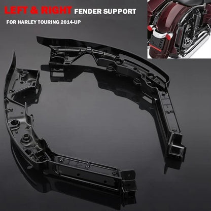 Gloss Black Fender Support Kit Fit For Harley Touring CVO Street Glide 2014-2024