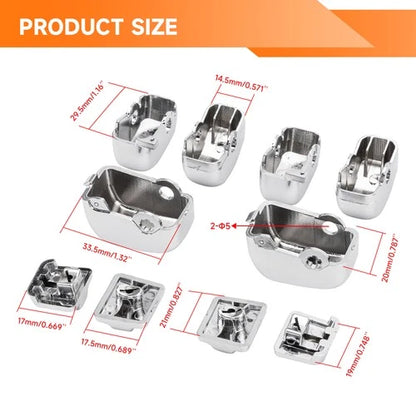 Chrome Hand Control Switch Button Caps Fit For Harley Street Electra Glide 96-13