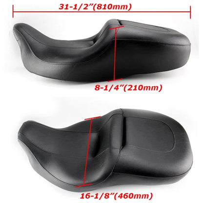 Driver Passenger Seat Two-Up For Harley Ultra Classic Electra Glide FLHTCU 08-UP