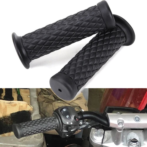 7/8"&1" Motorcycle Hand Grips Rubber Gel Handle Bar For Mini Bike Pit Bike Honda