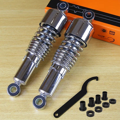 10.5" Rear Absorber Shocks Lowering For Harley Sportster 883 1200 XL Cutsom Iron