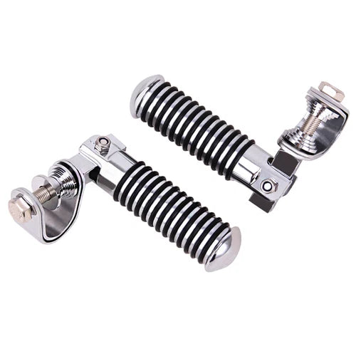 Motorcycle 1"~1-1/4" Highway Engine Guard Crash Bar Foot Pegs For Harley Touring