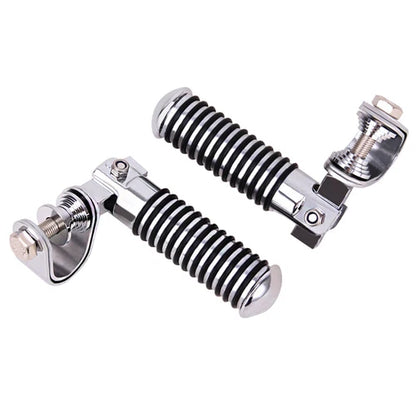 Motorcycle 1"~1-1/4" Highway Engine Guard Crash Bar Foot Pegs For Harley Touring