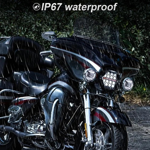 Upgrade 7" LED White DRL Headlight for Harley Street Glide 2013-25 W/Hi-Low Beam