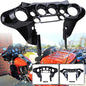 Vivid Black Inner Batwing Fairing For Harley Touring Street Electra Glide 96-13