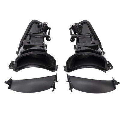 Black Pair of Fairing Air Duct For Harley Touring CVO Road Glide FLTRX 2015-2025