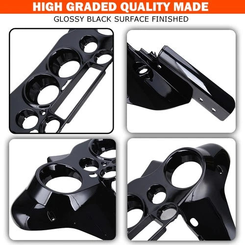Vivid Black Inner Batwing Fairing For Harley Touring Street Electra Glide 96-13