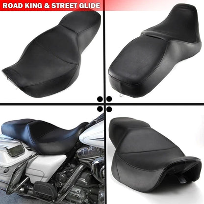 Two-up Rider Driver Passenger Seat For Harley Street Glide 06-07 Road King 97-07