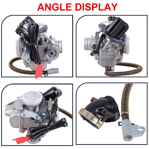 PD24J Carburetor for 4- Stroke GY6 125cc 150cc 152QMI 157QMJ Engine 24mm ATV
