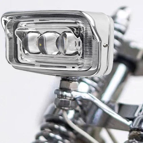 6.42" Motorcycle LED Headlight Lamp For Harley Softail Chopper Bobber Cafe Racer