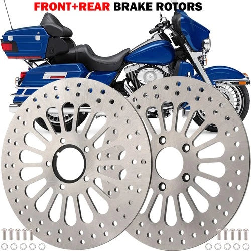 11.5" Front Rear Brake Rotors for Harley Softail Deluxe FatBoy Heritage 2000-14