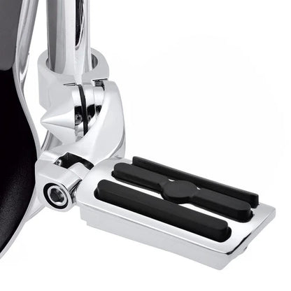 1.25" 1-1/4" Chrome Highway Foot Pegs Footpeg For Harley Road King Street Glide