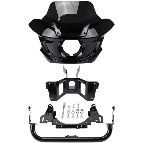 Front Headlight Fairing Windshield w/ Bracket For Harley Low Rider ST 2018-2025