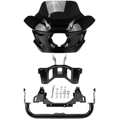 Front Headlight Fairing Windshield w/ Bracket For Harley Low Rider ST 2018-2025