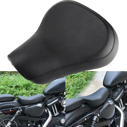 Front Driver Solo Seat For Harley Sportster 883 1200 Custom XL1200C 1983-2003