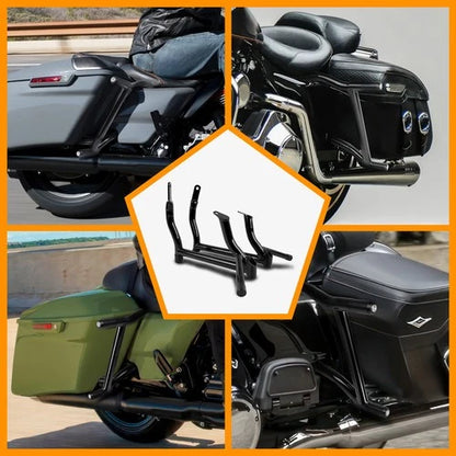 For 2009-2025 Harley Road King Street Glide 1.25" Rear Saddlebag Guard Crash Bar