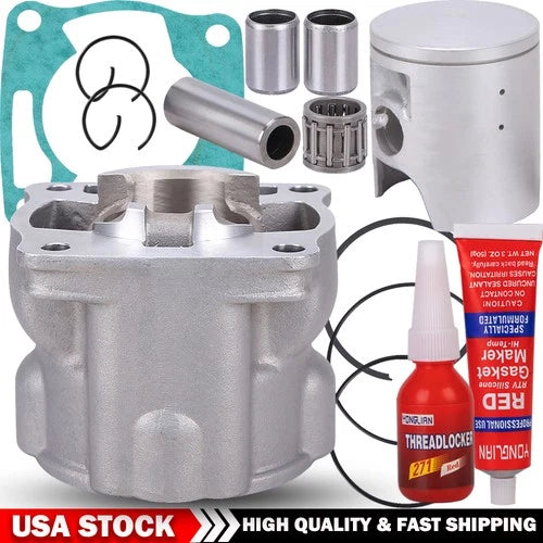 85cc Cylinder Piston Gasket Top End For Yamaha YZ85 YZ80 4ES-11631-01-A0 47.5mm