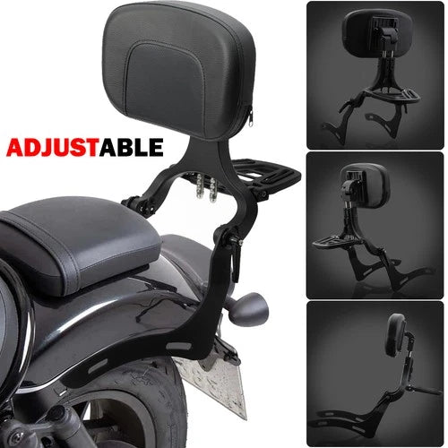 Multi-Purpose Backrest Sissy Bar & Luggage Rack For Honda Rebel 1100 CMX1100 21+
