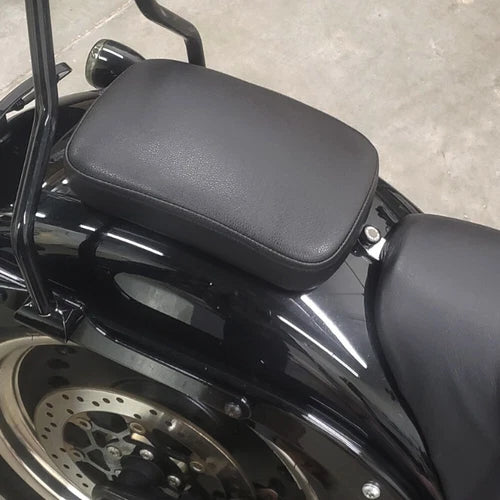 Rear Pillion Passenger Pad Seat 8 Suctions Cups For Harley Bobber Chopper Custom