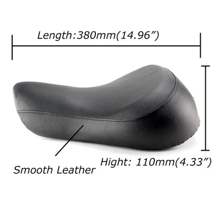 Front Driver Solo Seat For Harley Sportster 883 1200 Custom XL1200C 1983-2003