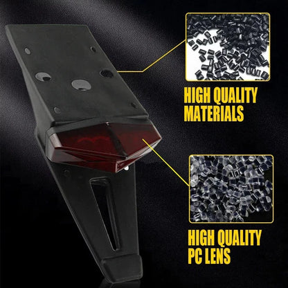 Universal Dirt Enduro Bike Rear LED Fender Brake Tail Light Turn Signal Off-road