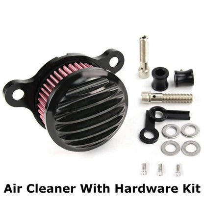 Air Cleaner Intake Filter System Kit For Harley Sportster Iron 883 1200 1988-UP