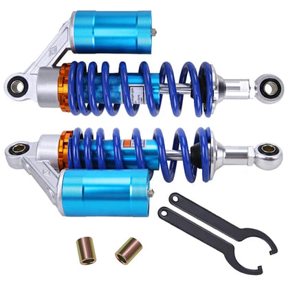 Pair Air Shock Absorber Suspension ATV Go Kart Quad Dirt Sport Bikes Motorcycle