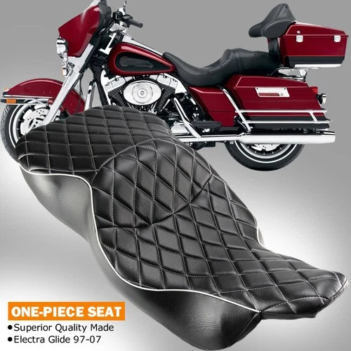 Rider Driver Passenger 2 Up Seat For Harley Touring Electra Glide Standard 97-07