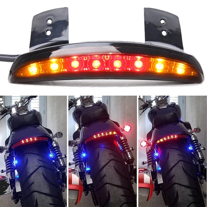 LED Tail Light for Harley Softail Sportster 48 72 Brake Turn Signal Smoke Lens