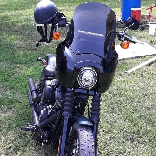 Front Fairing W/15'' Windshield Windscreen For Harley Dyna StreetBob FXDB FXDL