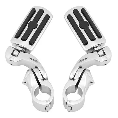 1.25" 1 1/4" Highway Foot Pegs For Harley Touring Road King Street Electra Glide