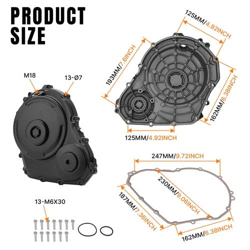 Engine Stator Cover Crankcase Fits For Suzuki GSXR600 GSXR750 2006-2025 2007 K6