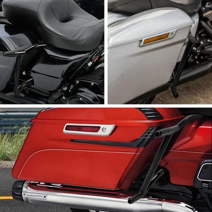Rear Saddlebag Support Guards Rails For Harley Touring Electra Glide 2009-2025