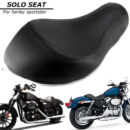 Front Driver Rider Solo Seat For Harley Sportster 883 1200 Iron 48 72 2004-2015