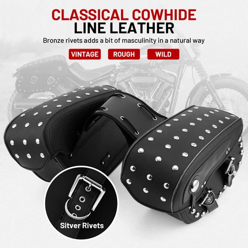 Motorcycle Saddlebags Side Luggage Saddle Bags For Honda Harley Suzuki Yamaha