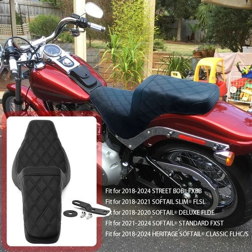 2-UP Passenger Seat For Harley Softail FXST FLSL Street-Bob FXBBS FXBB 2020-2025