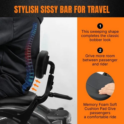 Multi-Purpose Backrest Sissy bar Fits For Honda Rebel 1100 CM 1100 DCT 2021-2025