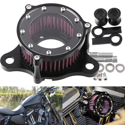Air Cleaner Intake Filter System Kit For Harley Sportster XL 883 XL 1200 1988-25