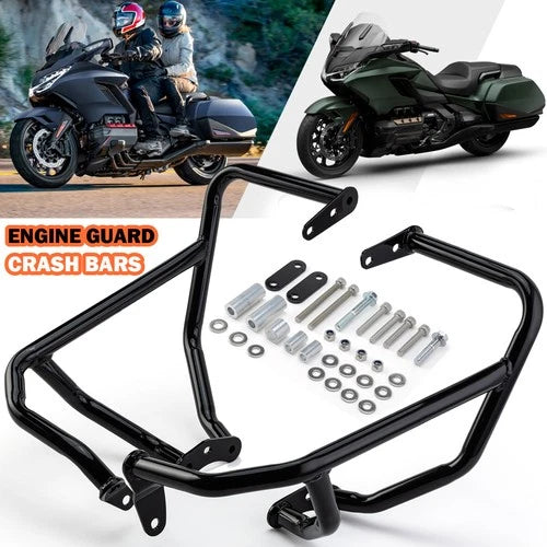 Highway Engine Guard Crash Bars Fit For Honda GoldWing GL1800 F6B Bagger 2018-24