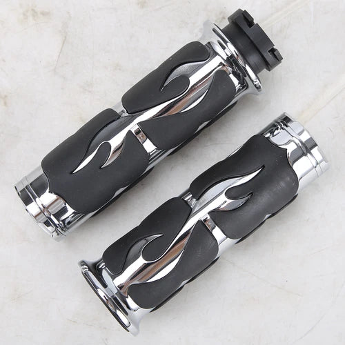 1" Motorcycle Handlebar Hand Grips For Harley Touring Road Glide Softail Custom