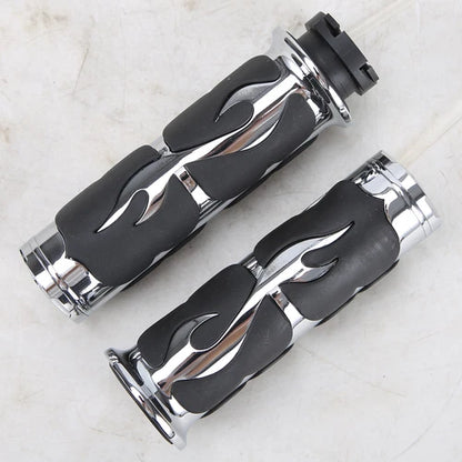 1" Motorcycle Handlebar Hand Grips For Harley Touring Road Glide Softail Custom