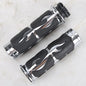 1" Motorcycle Handlebar Hand Grips For Harley Touring Road Glide Softail Custom