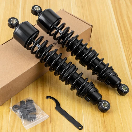 15" Adjustable Rear Shocks Absorber For Harley Road King FLHR Electra Glide FLHT