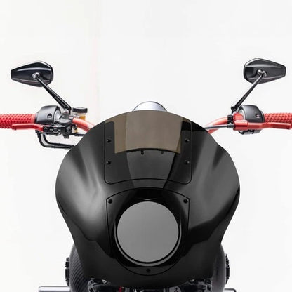 Quarter Headlight Fairing 49mm Clamps Fit For Harley Dyna Super Glide 2006-2017